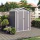 Livingandhome Plastic Outdoor Garden Storage Shed with No Base 181X134X210CM