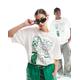 Nike Basketball NBA Unisex Boston Celtics J graphic t-shirt in sail-White