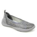 Women's Emma Slip On Flat by JBU in Gunmetal Shimmer (Size 8 M)