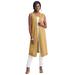 Plus Size Women's Sleeveless Metallic Duster by Jessica London in Bronze (Size 12)