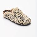 Free People Shoes | Free People Textile Damon Cozy Mules/Clogs/Slippers Size 7 (37.5) | Color: Black/Cream | Size: 7