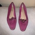 Kate Spade Shoes | Kate Spade Ny Women’s Loafers 8.5 B Stitched Pink Italian Flat Made In Italy | Color: Pink | Size: 8.5