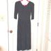 Anthropologie Dresses | Anthropologie Saturday Sunday Black Space-Dyed Maxi Dress, Size S | Color: Black/White | Size: S