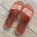 Anthropologie Shoes | Matisse For Anthropologie Jelly Sandals Slides, Coral Pink, 6 | Color: Orange/Pink | Size: 6