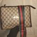 Gucci Bags | Gucci Gg Supreme Toiletry Bee Pouch Chain Shoulder Crossbody Bag Clutch 70s Auth | Color: Brown | Size: Os