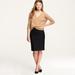 J. Crew Skirts | J. Crew No. 2 Wool Pencil Skirt In Black (Euc) | Color: Black | Size: 12