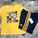 Adidas Matching Sets | Adidas Short Set | Color: Blue/Gold | Size: 2tb