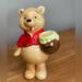 Disney Other | Disney’s Winnie The Pooh Bear Japan Figurine | Color: Red/Yellow | Size: 3.5-4inches