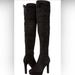 Nine West Shoes | Nine West Women's Gotcha2 Over-The-Knee Boot | Color: Black | Size: 9