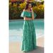 Anthropologie Dresses | Anthropologie Ro's Garden Hannah Off-The-Shoulder Dress | Color: Green | Size: L