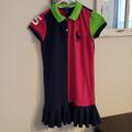 Polo By Ralph Lauren Dresses | Girls Polo By Ralph Lauren Dress | Color: Blue/Pink | Size: Mg