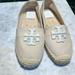 Tory Burch Shoes | Good Condition Never Worn. Has A Stain On One Shoe. | Color: Cream | Size: 7