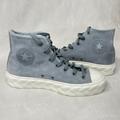 Converse Shoes | Grey Converse Chuck Taylor All Star Lift High Top Shoes Women Size 8.5 (Or Mens | Color: Red | Size: 8.5
