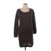 AGB Casual Dress - Sweater Dress: Brown Dresses - Women's Size X-Large