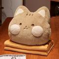 EacTEL Kawaii animal plush pillow nap mat fox cat rabbit husky decoration kids gift birthday 35cm 12