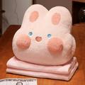 EacTEL Kawaii animal plush pillow nap mat fox cat rabbit husky decoration kids gift birthday 35cm 9