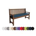 chilly pilley Bench Cushion Water-repellent Bench Cushion Bench Cushion Zip With Loops Bench Cushion Seat Cushion For Garden Bench Garden Bench Cushion (190x50x5 Dark Blue)