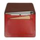 Leatherganic: Genuine Leather Sleeve, Compatible with iPad 12 Pro Minimalist Vintage Design, Handmade, Fits 12.9" iPad Pro 3/4/5/6 Gen, Leather Sleeve with Magnetic Closure, Remarkable 2 case- Red