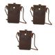 SOIMISS 3pcs Crossbody Pouch Retro Buckle Design Bag Vintage Crossbody Bag Phone Crossbody Phone Bag Phone Shoulder Bag Girls Messenger Bag Cell Phone Tote Bag