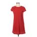 Urban Outfitters Casual Dress - Shift: Red Solid Dresses - Women's Size Small