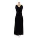Frederick's of Hollywood Casual Dress - Midi: Black Solid Dresses - Women's Size Small