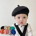 Chapeau de béret doux pour enfants chapeau de peintre mignon pour garçons et filles bérets coréens