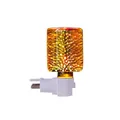 Lampe chauffante d'aromathérapie en verre 3D chauffe-parfum frais lampe chauffante