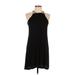 Alya Casual Dress - A-Line High Neck Sleeveless: Black Print Dresses - New - Women's Size Large