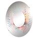 Design Art Sunburst Wall Mirror, Crystal | 29.5 H x 19.6 W x 0.24 D in | Wayfair MIR118947-O20-30