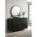 Coaster Arini 8 - Drawer 63" W Dresser w/ Mirror Wood in Black/Brown | 74.75 H x 63 W x 18 D in | Wayfair 224333M