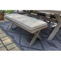 Signature Design by Ashley Hillside Barn 54" Outdoor Dining Bench, Synthetic in Brown/Gray | 19 H x 54 W x 18 D in | Wayfair P564-600