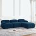 Blue Sectional - Latitude Run® L Shaped Tufted Designed & DIY Combination Modular Sofa Cloud Sofa Memory Foam for Big Man Upholstery/Velvet | Wayfair