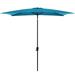 Arlmont & Co. Shadon Rectangular Patio Umbrella 6.6Ft By 9.8Ft Solution Dyed Fabric in Blue/Navy | Wayfair 2AC478F9E62248C781C712931DBCCC27