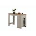 Winston Porter Adamo Rectangular 23" L x 47" W Wood in Brown/Gray | 35 H x 23 W x 47 D in | Wayfair F4C60631A2B74DF2A74DCE5B888B4899