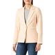 ICHI IHLEXI BL Damen Blazer Kurzblazer Jacke EIN-Knopf-Blazer mit Stretch und Reverskragen, Größe:40, Farbe:Bleached Apricot (120917)