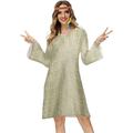 Rétro Vintage Hippie Années 80 Robe Hippie poupée Femme Mascarade Fête / Soirée Robe