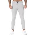 Homme Pantalon Chino Pantalon chino Poche Plein Confort Respirable Extérieur du quotidien Sortie 100% Coton Mode Vêtement de rue Noir Blanche