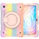 Tablette Etuis coque Pour Samsung Galaxy Tab A8 10.5'' 2022 2021 Portable Poignée Avec Support Armure PC Silicone Pour Enfants