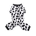 XS chien pyjamas vêtements pour animaux de compagnie pour petits chiens fille garçon super doux petit chien combinaisons pyjama hiver chien pull onesie peluche chiot pyjamas 4 pattes vêtements tenues