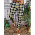 Homme Pantalon Chino Pantalon chino Pantalon Cigarette Pantalon habillé à carreaux Plaid À carreaux Antirides Entreprise Fête de bureau Classique Casual Chic 1 3