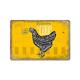 1pc ferme métal étain signe poulet poule étain signe vintage cuisine signes décoration murale, peinture tenture murale pour restaurant décor bar décor maison décor mur art métal étain signe