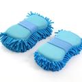 1 pièces corail éponge lave-auto éponge nettoyage soins de voiture détaillant brosses lavage éponge auto gants style fournitures de nettoyage