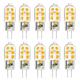 ywxlight 10pcs g4 3w 200-300lm 12led lumières bi-broches led 2835smd blanc chaud blanc froid blanc naturel led ampoule de maïs lustre lampe ac 12v