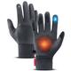 Gants hivernaux Gants vélo Gants Cyclisme Gants Tactiles Hiver Doigt complet Antidérapant Etanche Coupe Vent Chaud Gants sport Vélo tout terrain / VTT Activités Extérieures Cyclisme / Vélo Noir Bleu