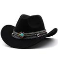 large bord western cowboy chapeaux boucle de ceinture panama chapeau ameirican 18e siècle 19e siècle état du texas chapeau de cowboy hommes femmes costume vintage cosplay chapeau