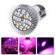 10pcs LED élèvent la lumière à spectre complet 28LEDs E27 LED ampoule de croissance pour la culture hydroponique intérieure fleurs plantes LED lampe de croissance