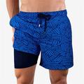 Homme Surf Boardshort Short de bain Sortie Fin de semaine Respirable Séchage rapide Cordon Taille elastique Avec poches Bloc de couleur Court Justaucorps gymnastiques Décontractées Tenues de Sport