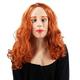 masque réaliste en latex pour femme écarlate avec perruque lady crossdressing sissy transgenre