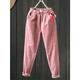 Pantalon slim femme velours côtelé polaire pantalon pleine longueur streetwear simple quotidien noir rose m l automne hiver