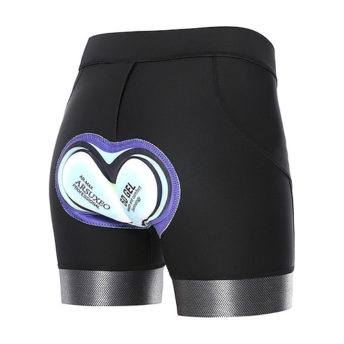 Arsuxeo Femmes Pantalons de cyclisme Sous-vêtements de cyclisme Shorts de cyclisme rembourrés Vélo Shorts rembourrés / Chamois Bas Coupe ajustée VTT Vélo tout terrain Cyclisme sur route Des sports